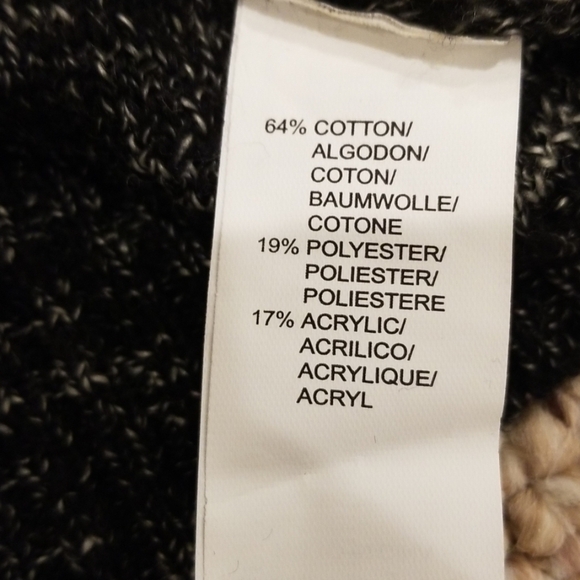 KENSIE Black Combo Size XS Sweater - Picture 6 of 6